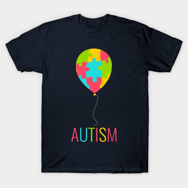 Autism Awareness Amazing Cute Funny Colorful Motivational Inspirational Gift Idea for Autistic T-Shirt T-Shirt by SweetMay